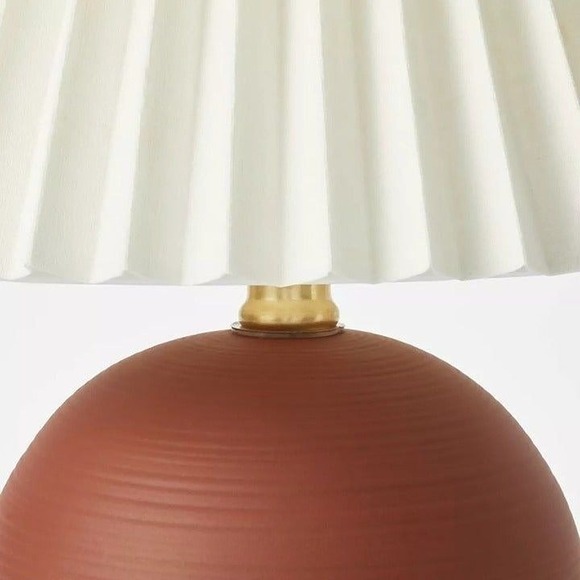 Oval Table Lamp with Pleated Shade‎ - Threshold Studio McGee Target - New in Box - Picture 4 of 9